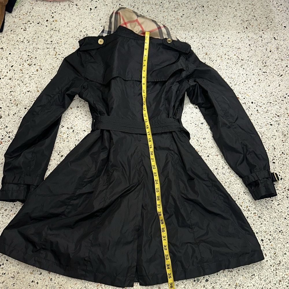 Burberry London navy blue rain lightweight trench coat US 10 - Picture 13 of 13